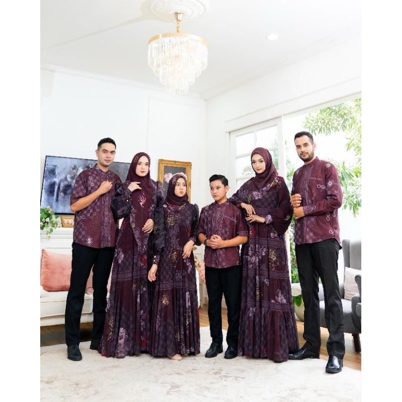 gamis couple sarimbit Jannah salora family by Rhyn eldeena