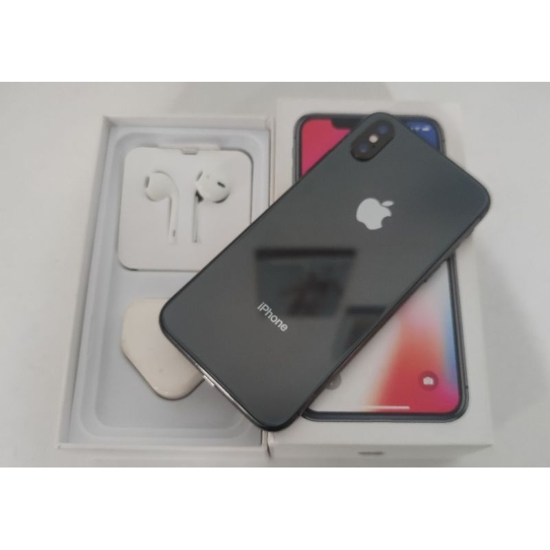 iPhone X 256 GB Fullset ORI Resmi I Box Ex Pemakaian Sendiri
