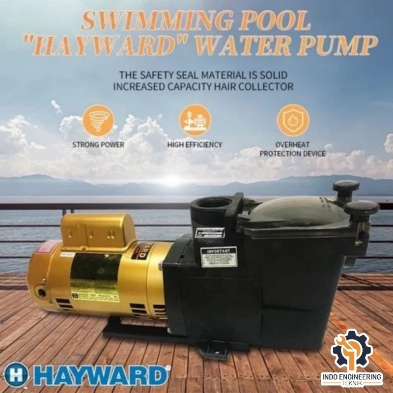 Pompa Kolam Renang Hayward 1HP - Model SP1005 Mesin Pompa Kolam Hayward 1 HP