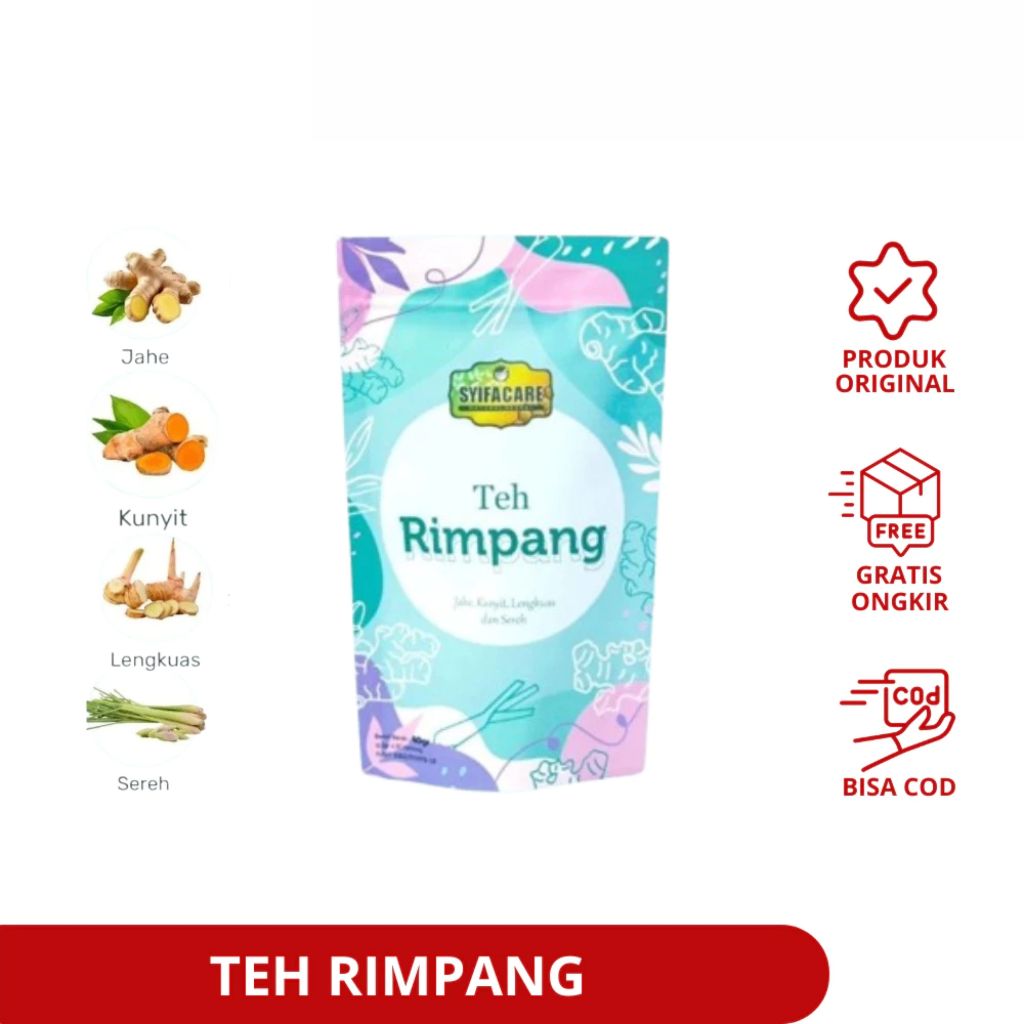 

Teh Rimpang Syifacare | Minuman Rempah ala JSR | Teh Diet Detox | Pelangsing Herbal | Imunitas | BPOM & HALAL MUI