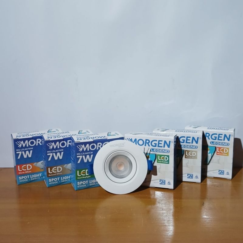 Led spotlight MORGEN 7Watt 3000k/4000k/6500k