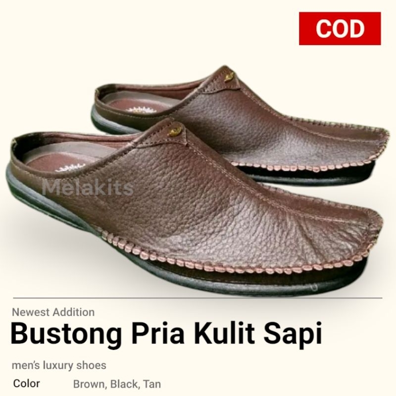 Sepatu Sandal Pria Asli Kulit Sapi