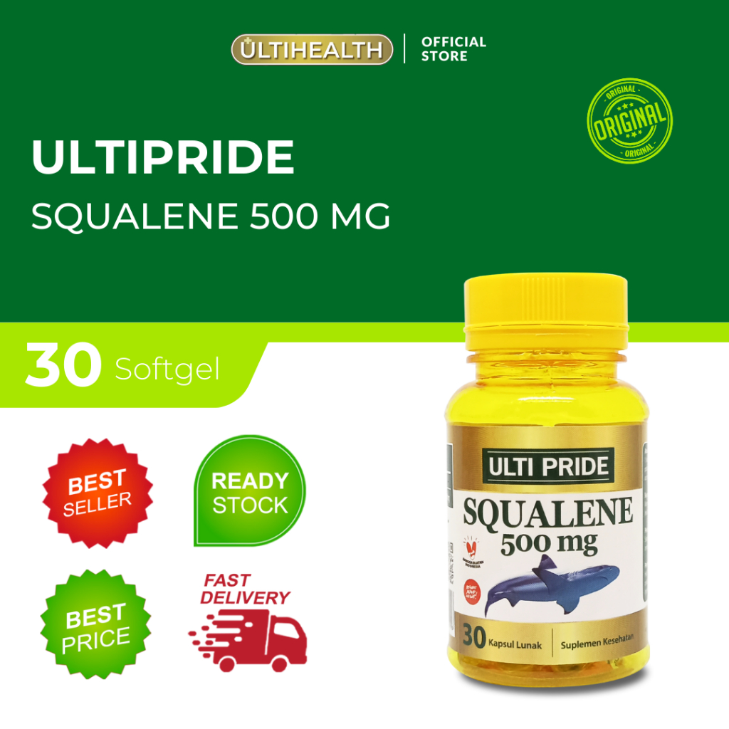ULTI PRIDE SQUALENE 500 mg - SUPLEMEN KESEHATAN