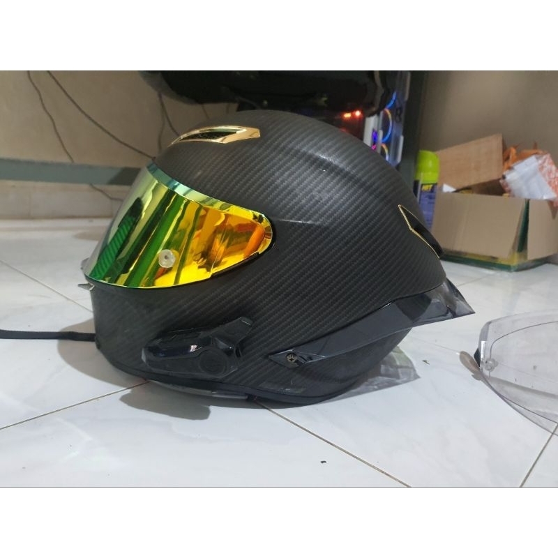 AGV Pista Carbon Bahan FRP