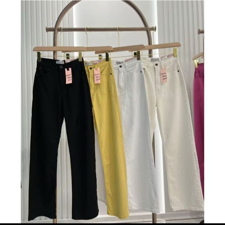 Imani Butik | Fashion Wanita Kulot Jeans Model Polos