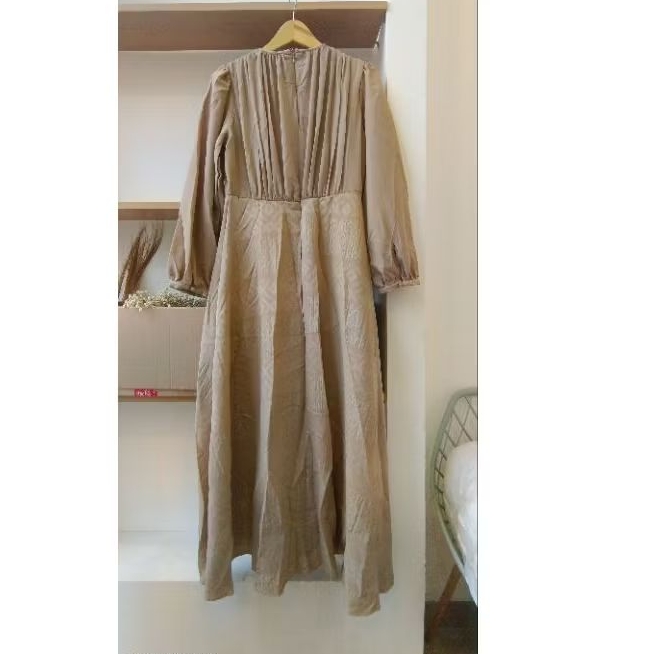 Gamis taupe Branded Ori
