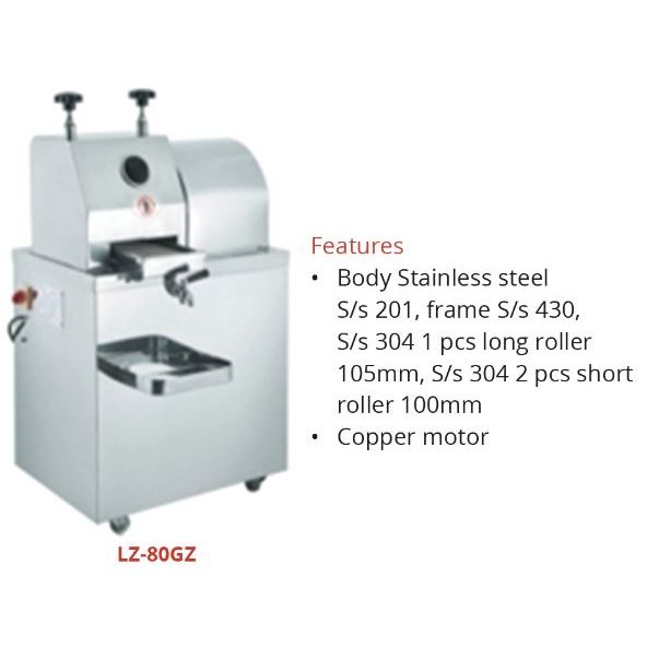 GETRA LZ-80GZ Sugar Cane Presser / Mesin Pemeras Tebu / Penggiling Tebu