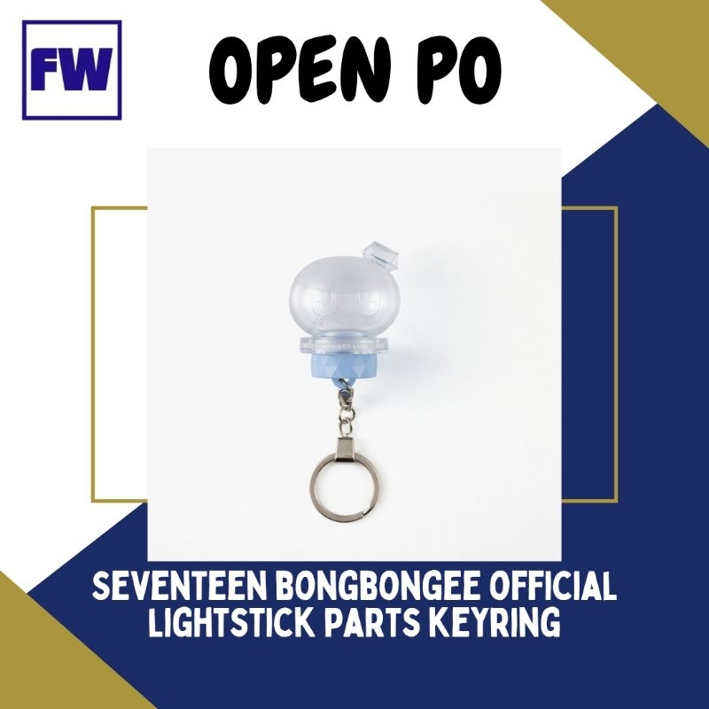 Seventeen Bongbongee Official Lightstick Parts Keyring Official