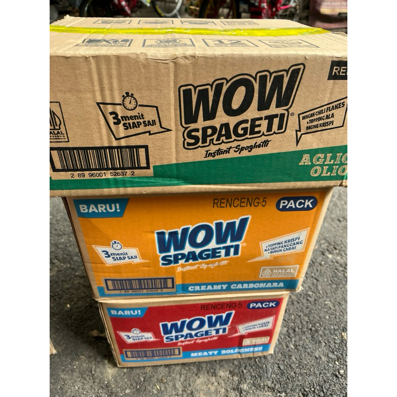 

Mie wow spageti 1 Dus isi 40pcs