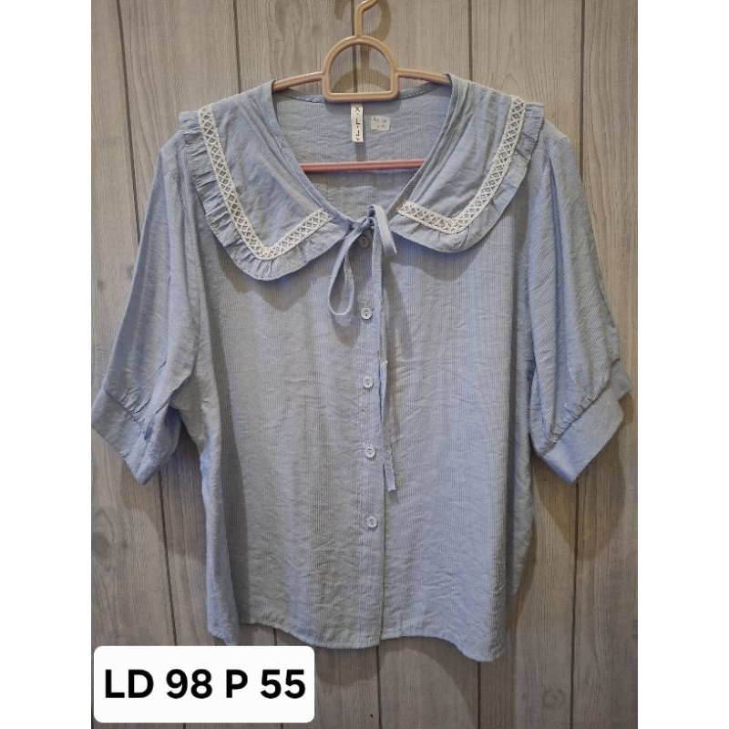 Preloved Blouse Kerah Sailor