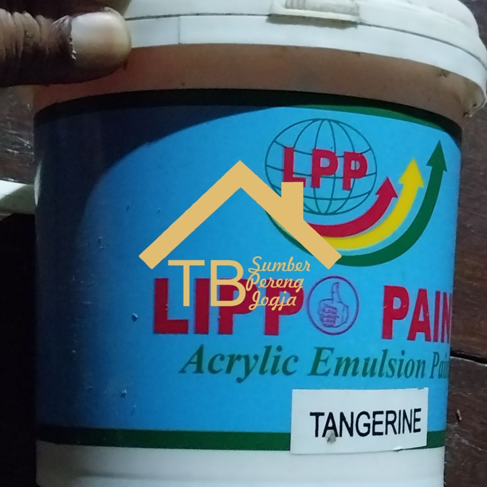 Cat Tembok Lippo Paint 1 Kg Warna Tangerine