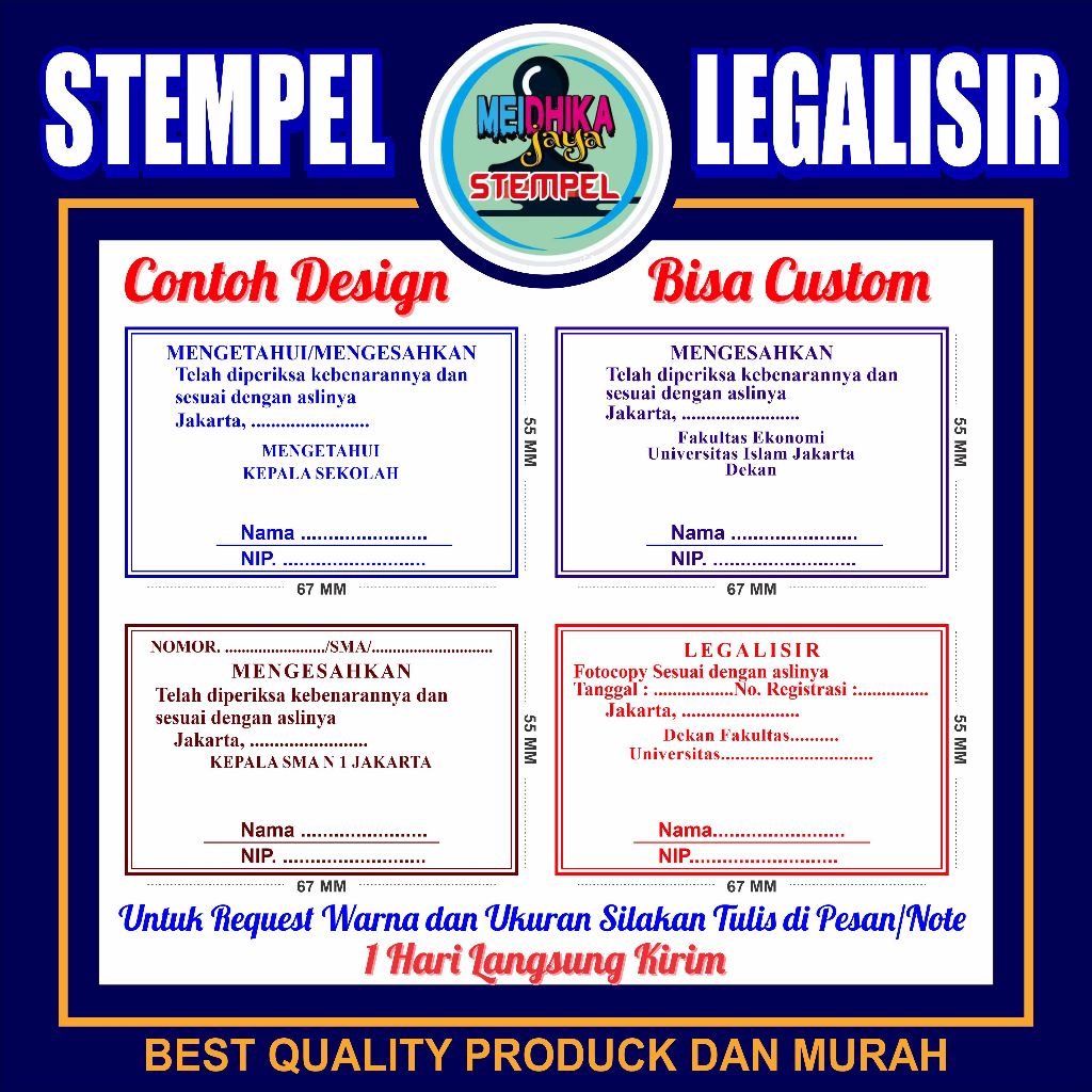 

Stempel | Stempel Legalisir | Stempel Ijazah | Stempel Custom
