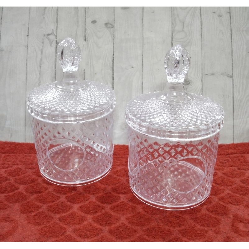 TOPLES KUE AKRILIK NP 1100 ML / TOPLES PERMEN MAHKOTA / TOPLES LEBARAN / TOPLES IMLEK / TOPLES NATAL