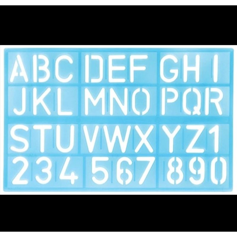 

Penggaris Cetakan Huruf Angka butterfly HA 250