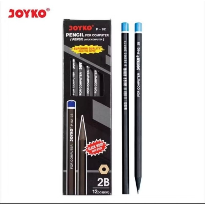 

PENSIL 2B JOYKO P-92 BLACK WOOD COLLOR