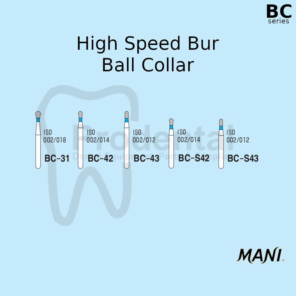 Dental ball collar bur / dental diamond bur gigi high speed highspeed mani ball collar (BC)