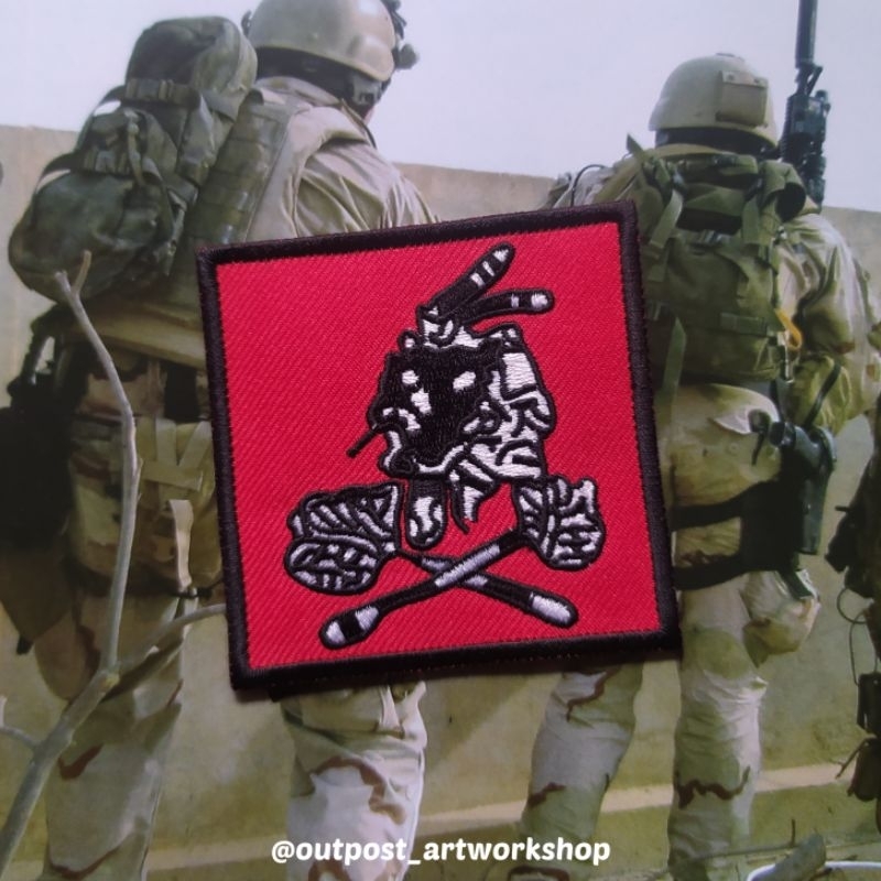 Patch US Navy Seal NSWDG Devgru Redmen Red Squadron Tribe