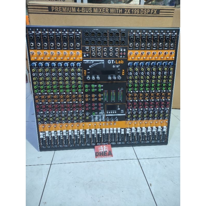 Mixer Audio GT-Lab 16 gen2 GT-Lab G16² Original By RDW 16 Chanel GT Lab 16 Ch Full XLR double Efek D