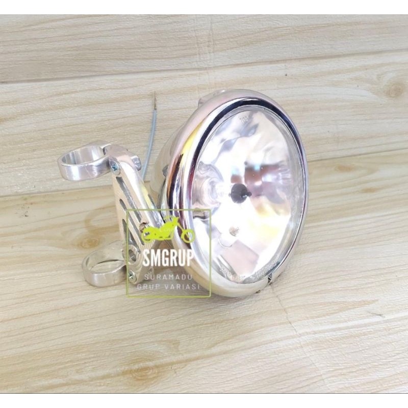 Lampu Cb pesek Set Kupingan Reflektor pesek jute