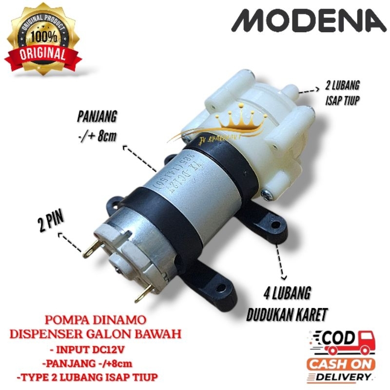 MODENA PUMP | POMPA AIR DISPENSER GALON BAWAH MODENA DINAMO