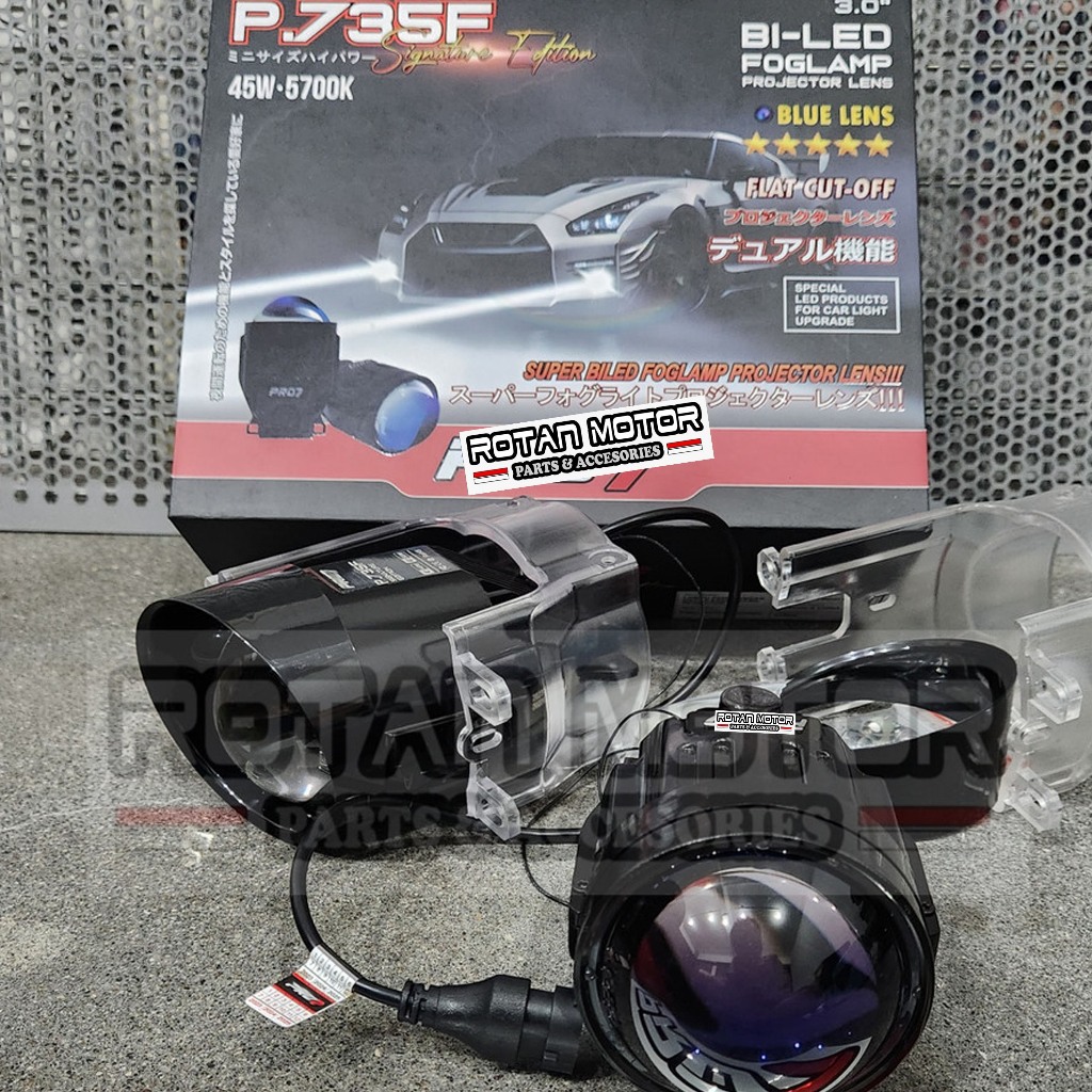 FOGLAMP BILED PR07 P.735F / P735F / P 735 F BILED FOGLAMP PRO Seven BLUE LENS SIGNATURE EDITION