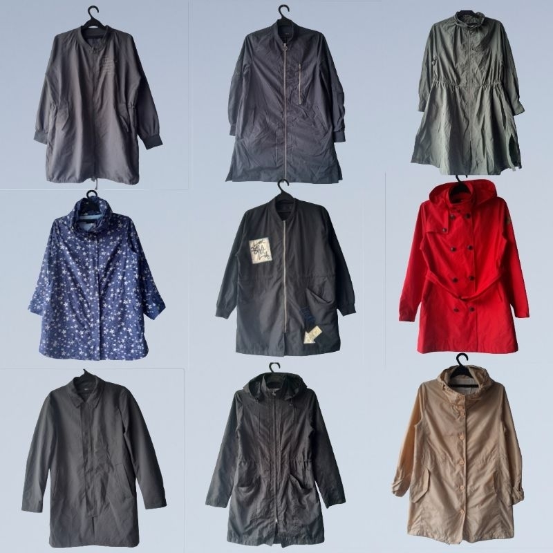 Parka Casual Wanita Army Original Second Tebal Coat Semi Panjang Kekinian Keren