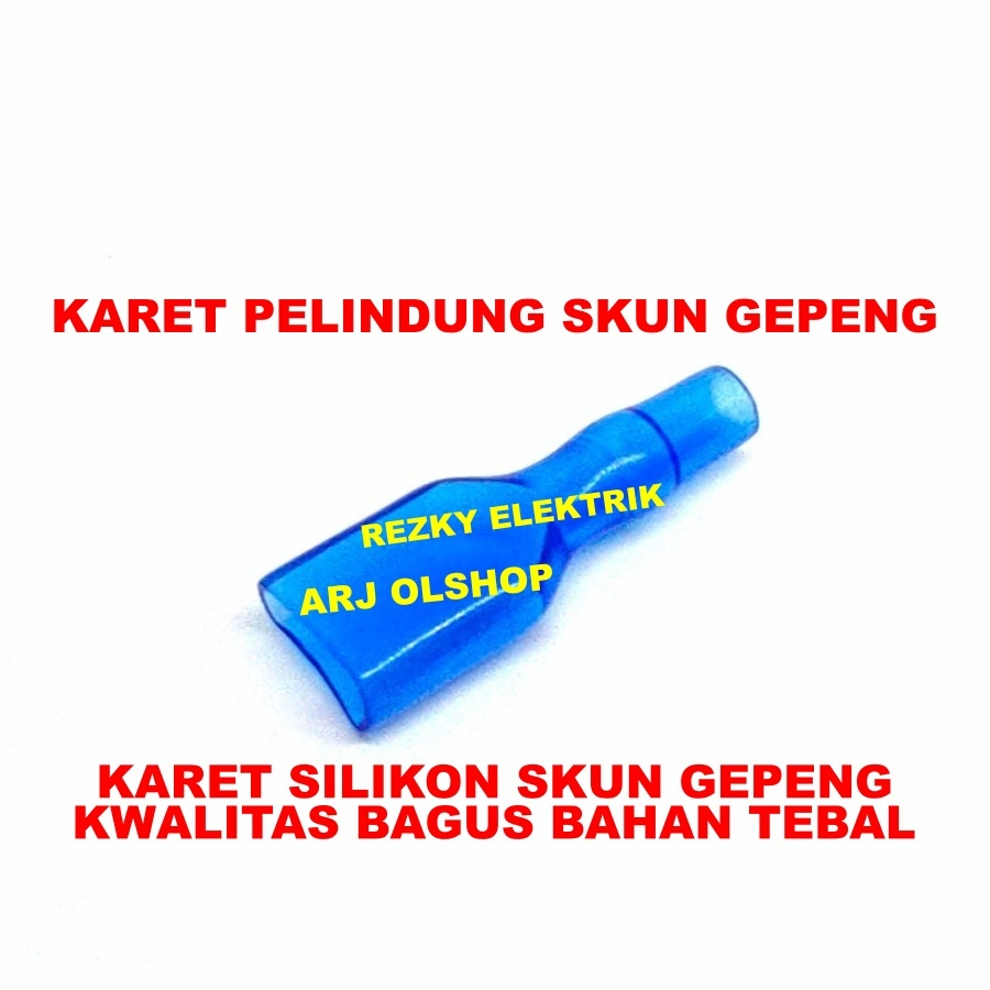 Karet Skun Gepeng/ Pelindung Skun Gepeng/ Cover Terminal/ Skun Gepeng