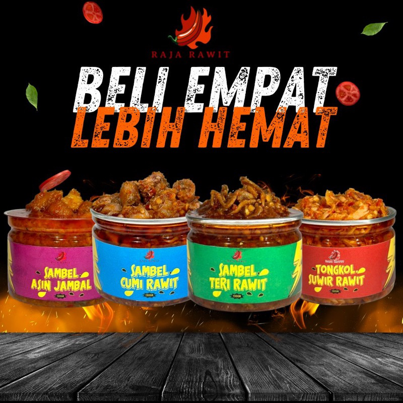 

RAJA RAWIT - Semua Varian Sambal