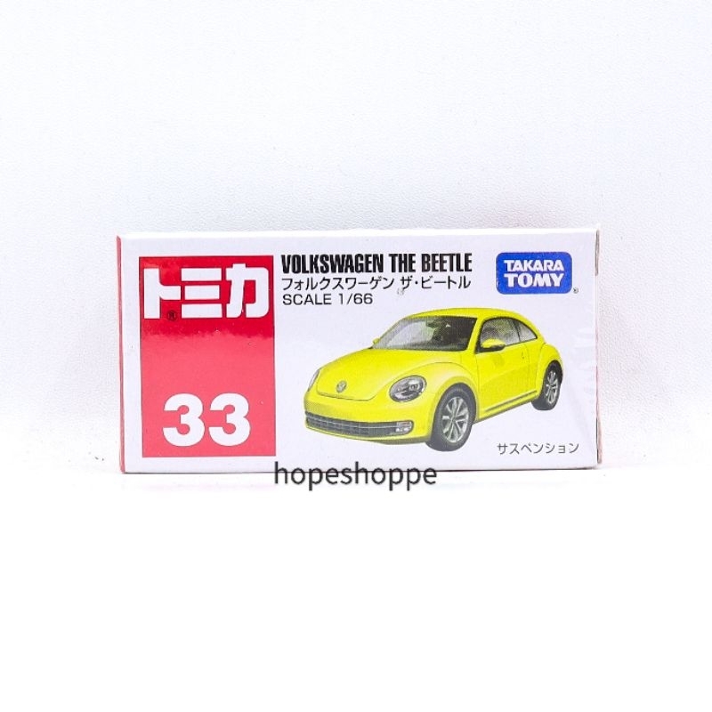 Tomica Regular 33 Volkswagen The Beetle Original Takara Tomy