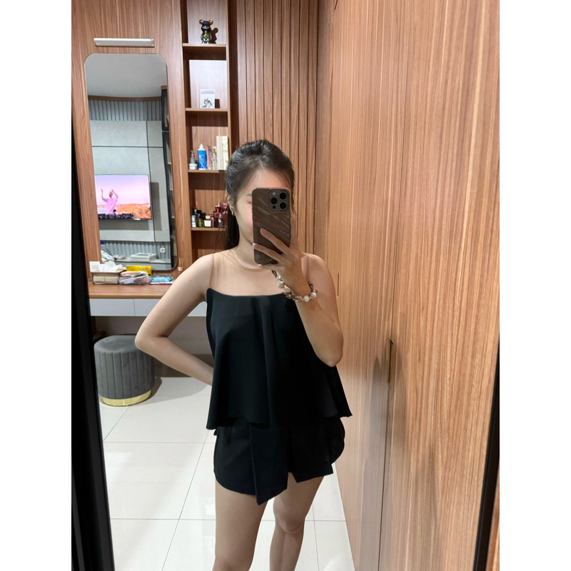 PRELOVED - TOP BASIC - BAJU ATASAN WANITA TANPA LENGAN