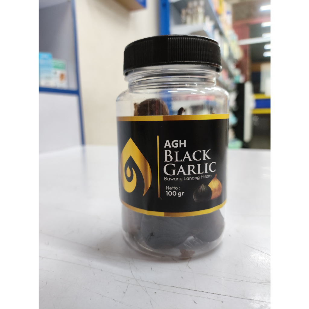 

AGH BLACK GARLIC BOTOL 100 GR / BAWANG HITAM TUNGGAL LANANG