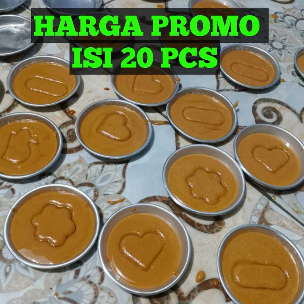 

Dalgona Candy Isi 20 & 10 Pcs