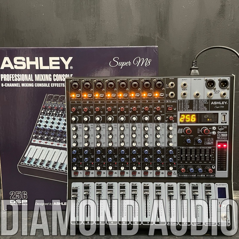 mixer ashley super m8 original 10 channel Ashley Super M 8