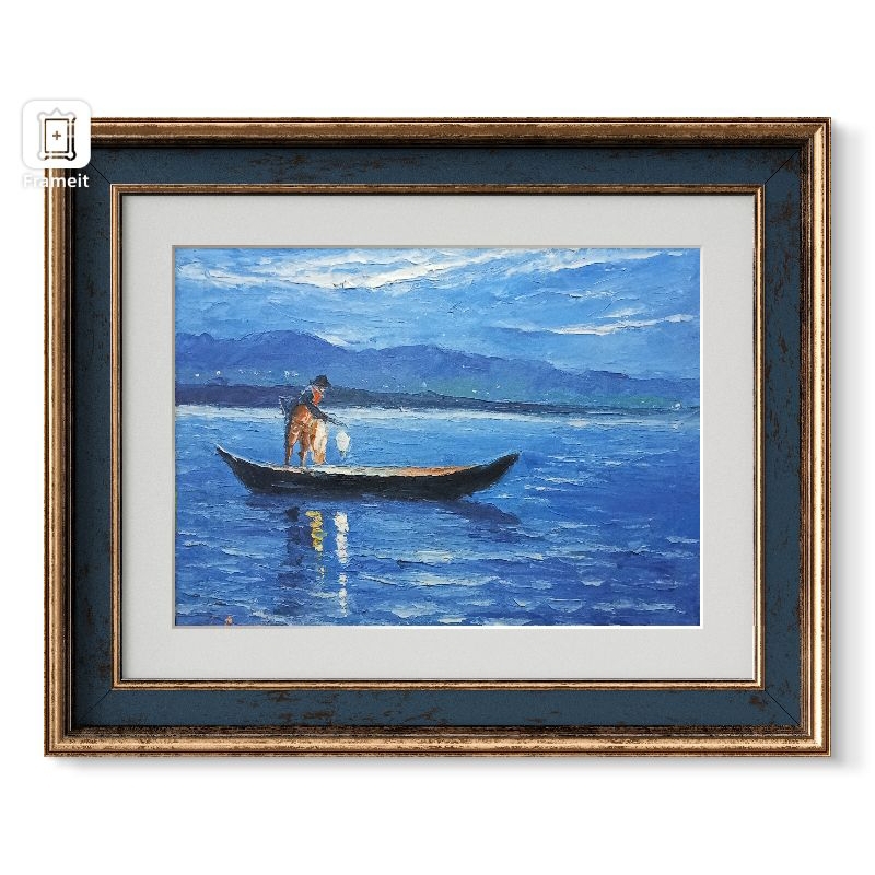 

Nelayan oil on canvas palet