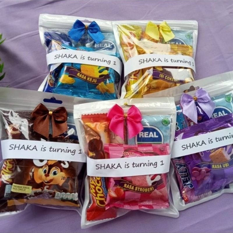 

(TANPA SUSU) MINI GIFT SNACK UNTUK ULTAH/LEBARAN/SNACK MURAH