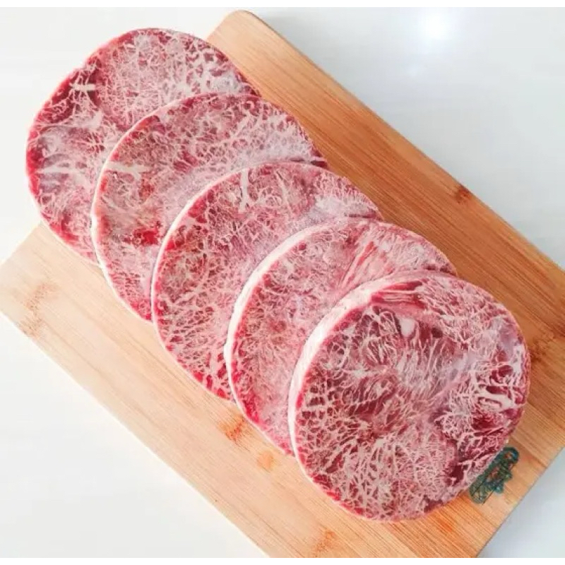 

Tenderloin meltique 1kg cut 200g isi 5 halal