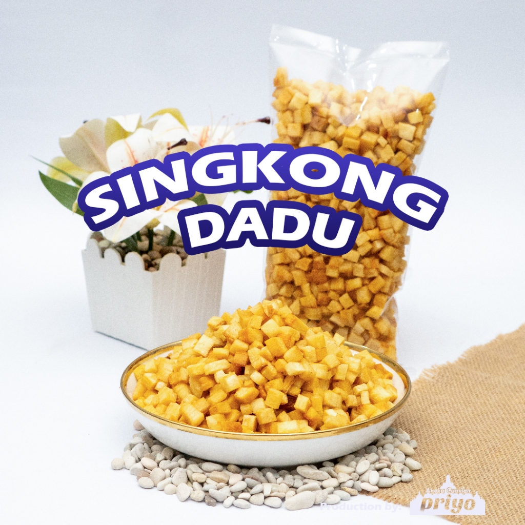 

Singkong Dadu Gurih dan Renyah Priyo Snack Borobudur Khas Magelang