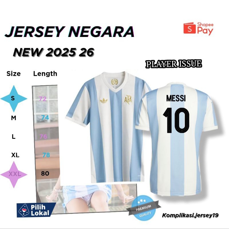 jersey player issue Argentina Aniversary 50th