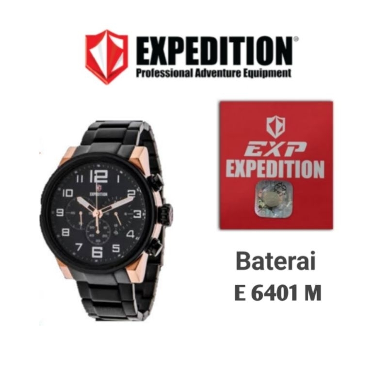 Baterai Jam Tangan EXPEDITION Type E 6401M Original