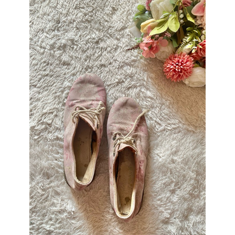 SEPATU BOOTS KHK KHAKIKAKIKU FLOWERY SIZE 38