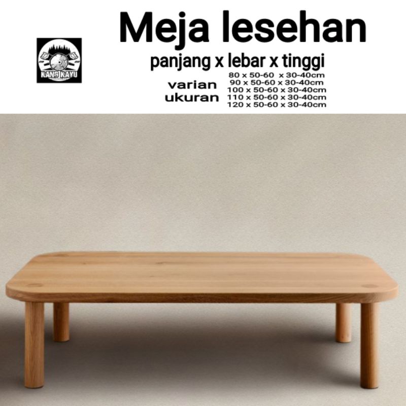 meja kayu minimalis cafe meja kerja meja lesehan