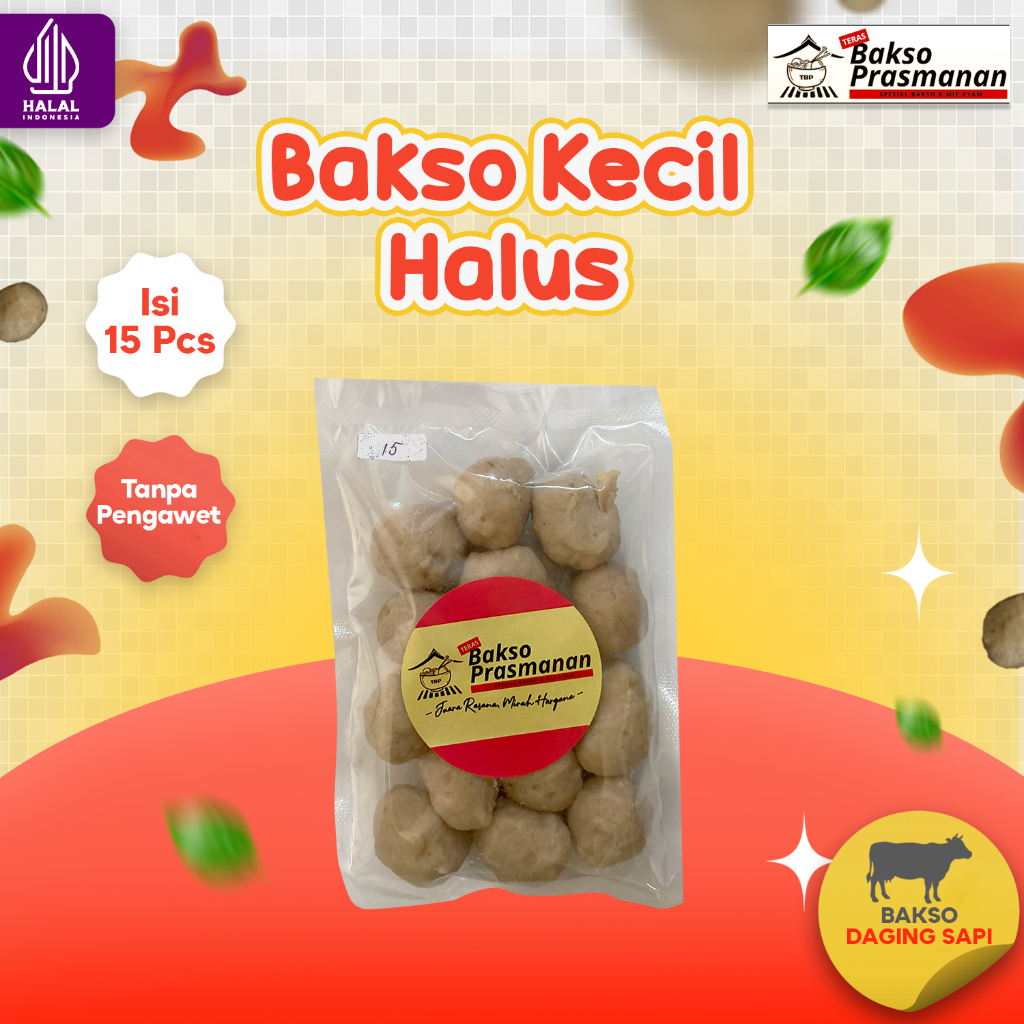 

Bakso Sapi Kecil isi 15 - Teras Bakso Prasmanan