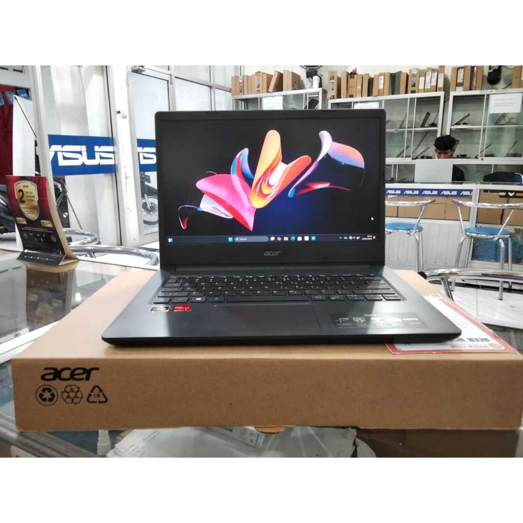 Laptop Baru Acer Aspire 3 A314-22 Ryzen 3 Gen 3 RAM 4GB SSD 256GB 14" HD Win 11