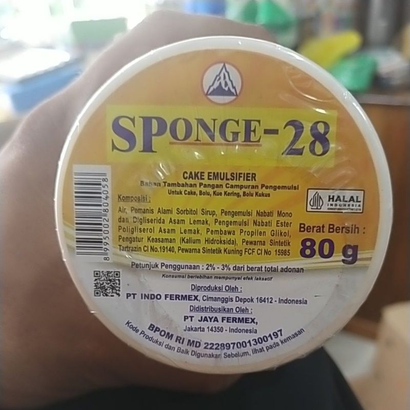 SPonge-28 CAKE EMULSIFIER/ PELEMBUT KUE