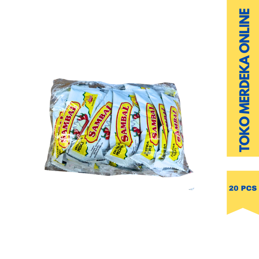 

Saus Sambal Sachet Isi 25pcs Murah - Saos Pedas Prima untuk Makanan & Masakan