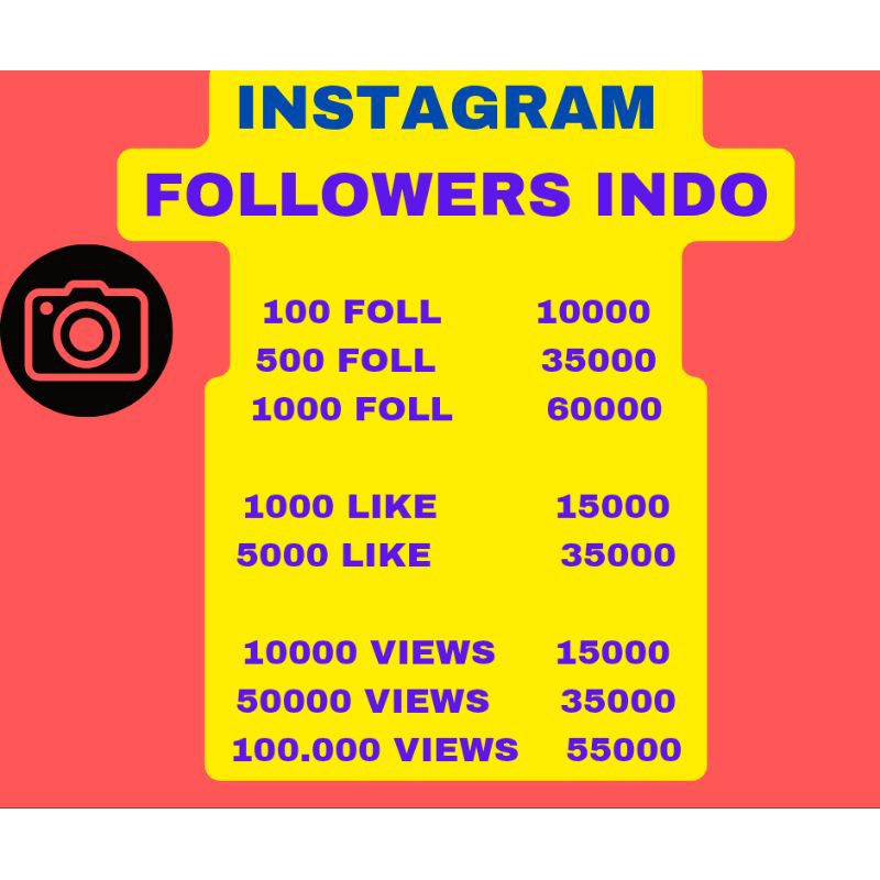 Jasa + LIKE, VIEWS, FOLLOWERS INSTAGRAM