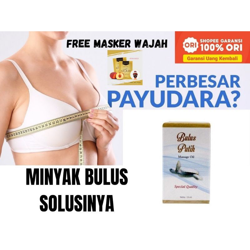 [Legalitas BPOM] Minyak Bulus Putih / Pembesar Payudara / Pengencang Payudara / Pembesar Bokong / Pe