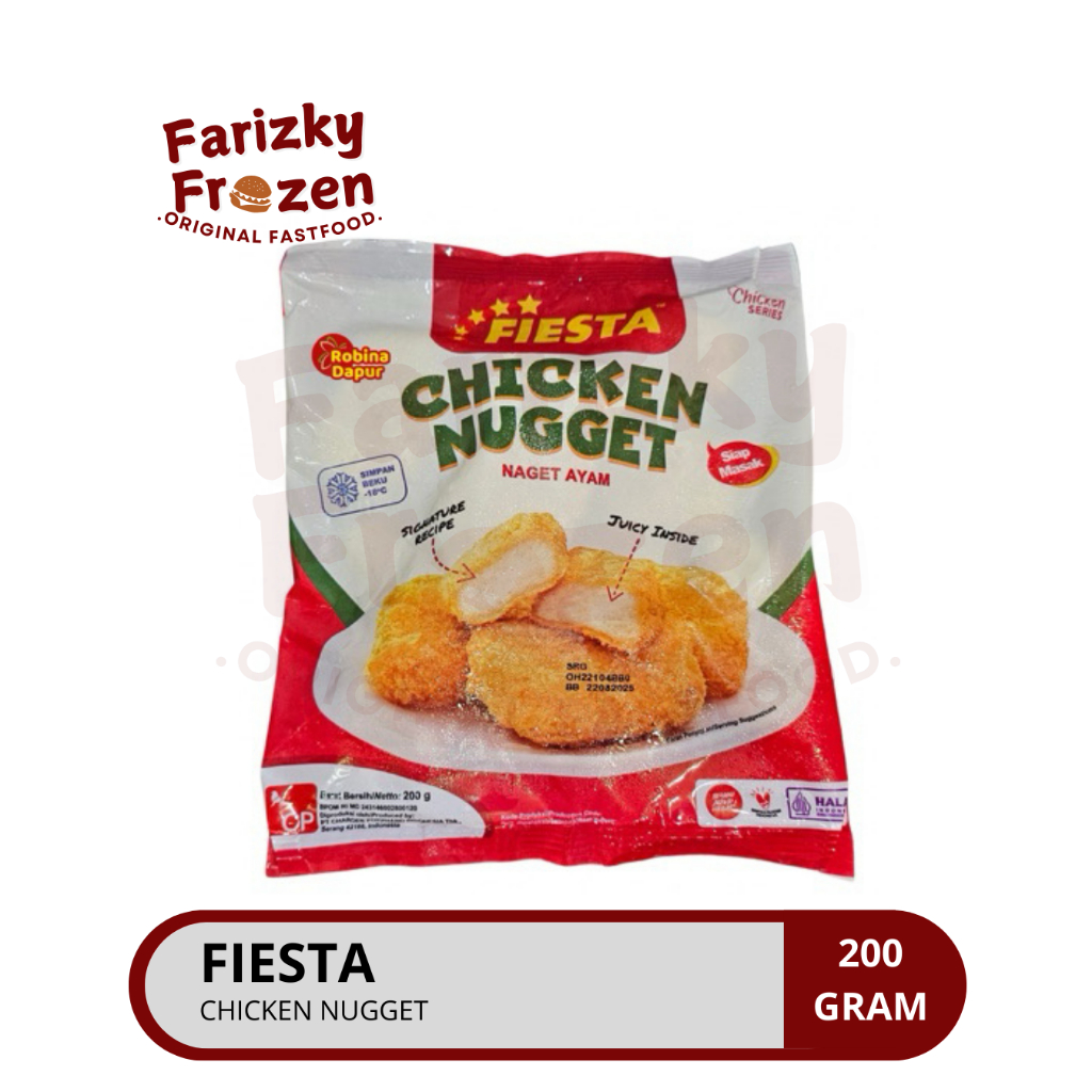 

Termurah Fiesta Chicken Nugget 200 gr | Nugget Ayam