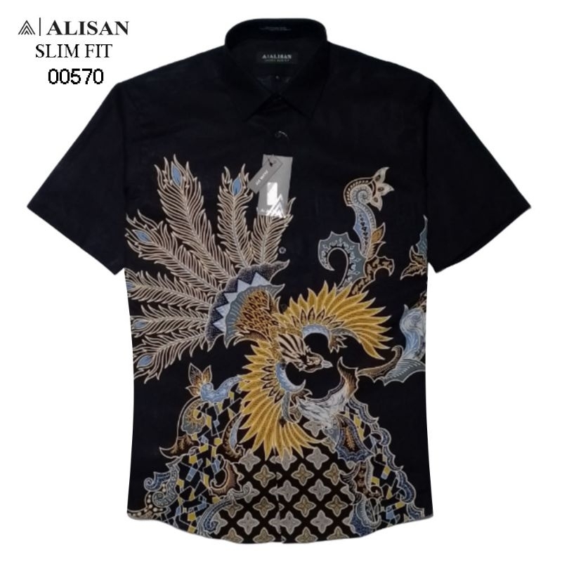 KEMEJA TANGAN PENDEK SLIMFIT ALISAN 00570