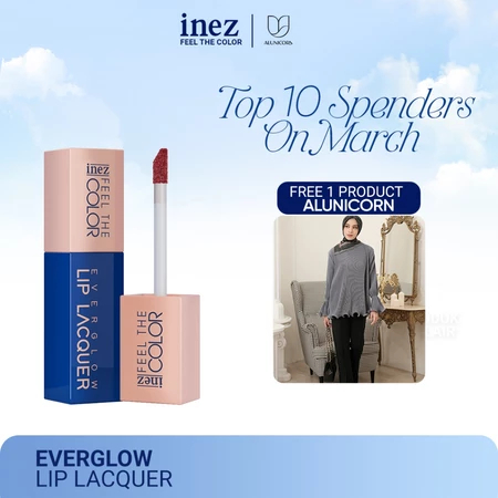 INEZ COSMETICS - LIP LACQUER ( LIP GLOSS ) // JSELECTIV X JHON KOSMETIK // Lipstik Ines INEZ - ORI️ 